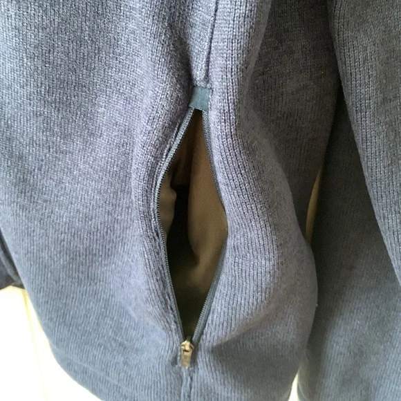 LL Bean Sweater Fleece Blue Size XXL Tall - Picture 4 of 9